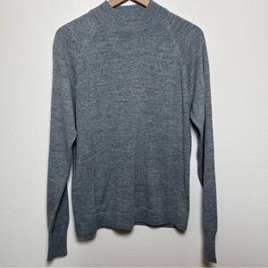 VTG Lord Jeff 100% Dupont Orlon Acrylic Sweater Medium Gray USA Made Pullover‎